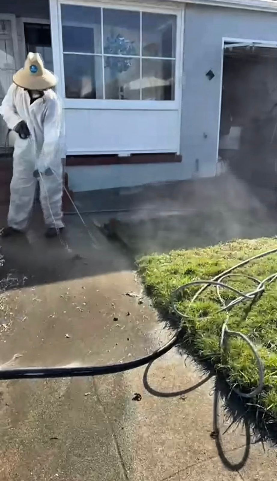 Pressure washing portfolio photo